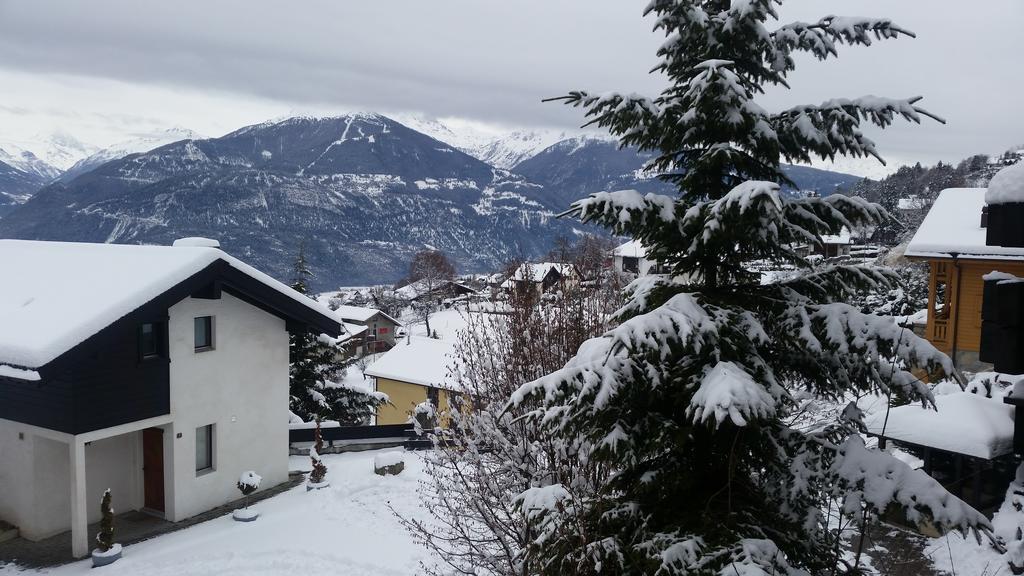 Mollens Chalet Appartement Crans-Montana Buitenkant foto