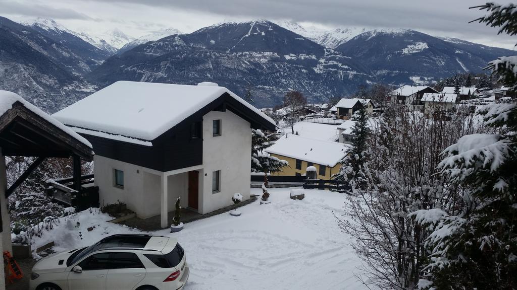 Mollens Chalet Appartement Crans-Montana Buitenkant foto