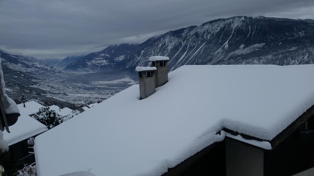 Mollens Chalet Appartement Crans-Montana Buitenkant foto