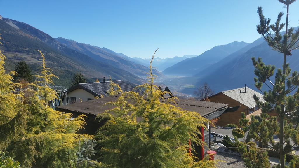 Mollens Chalet Appartement Crans-Montana Buitenkant foto