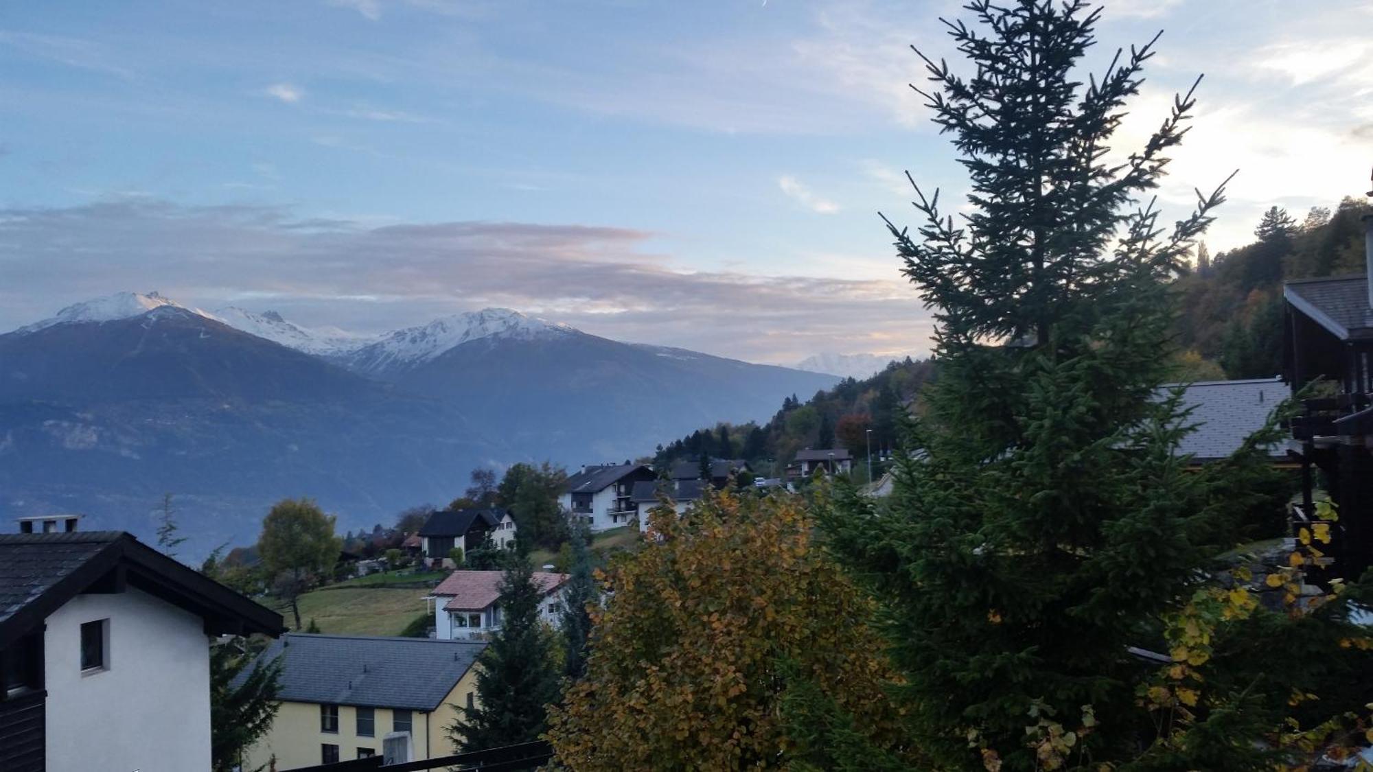 Mollens Chalet Appartement Crans-Montana Buitenkant foto