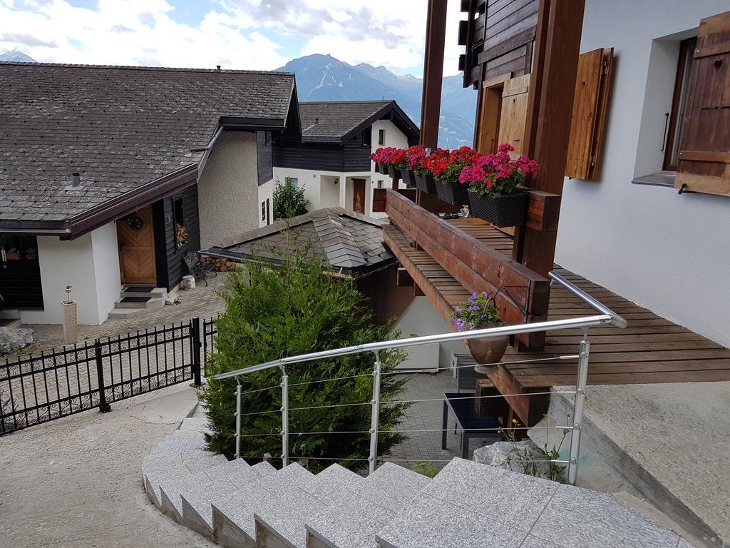 Mollens Chalet Appartement Crans-Montana Buitenkant foto