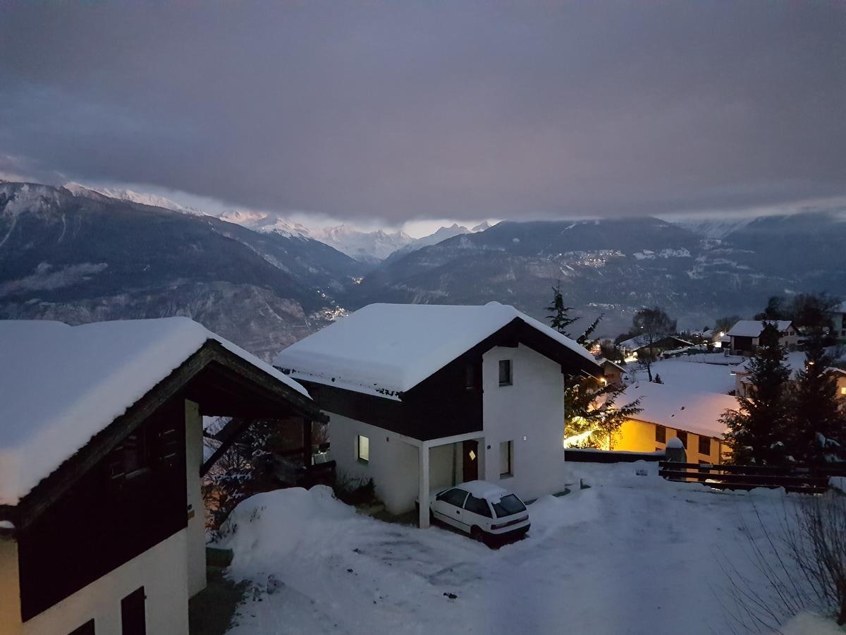 Mollens Chalet Appartement Crans-Montana Buitenkant foto